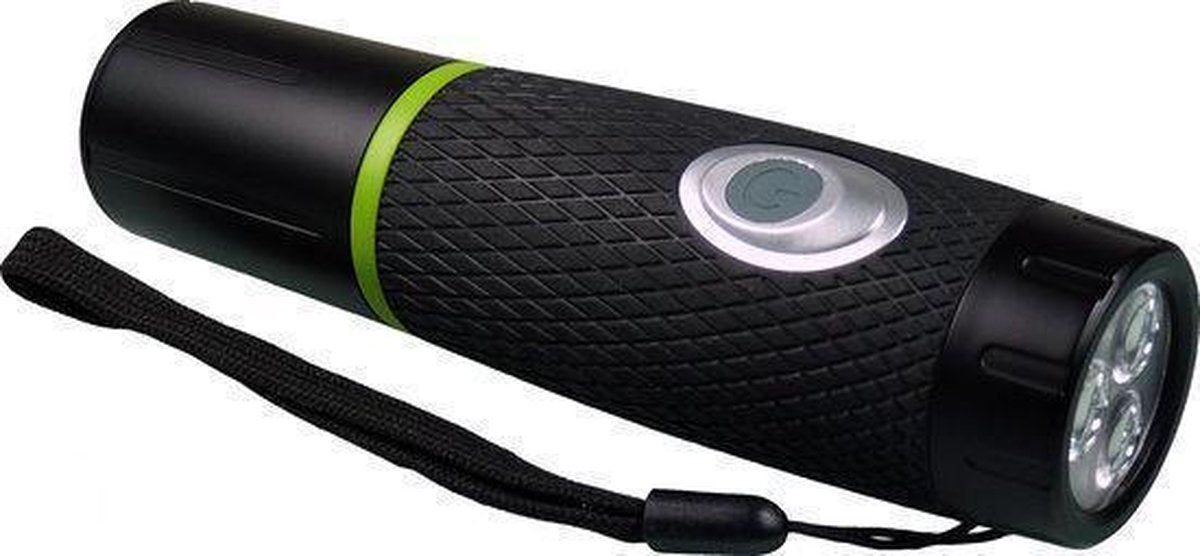 POWERplus Blackbird LED Zaklamp - unieke dynamo functie door middel van spin