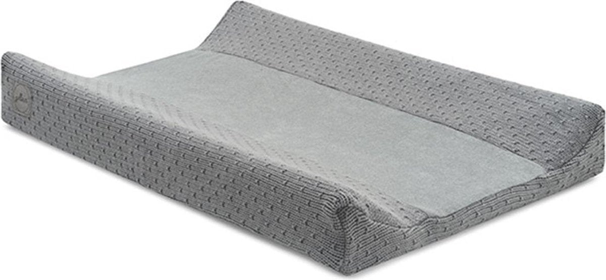 Jollein Aankleedkussenhoes Bliss Knit 50x70cm - Storm Grey