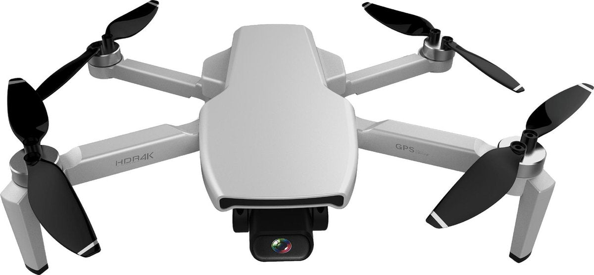 Xorizon XZ96 4K GPS drone - 4K camera - Drone met camera - Drone met GPS - 25 minuten vliegtijd - Sterke 5GHz Wifi FPV verbinding - incl. Travelcase - Geen vliegbewijs nodig - 242 gram - Zwart