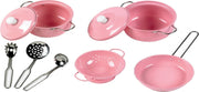 Pannenset roze emaille