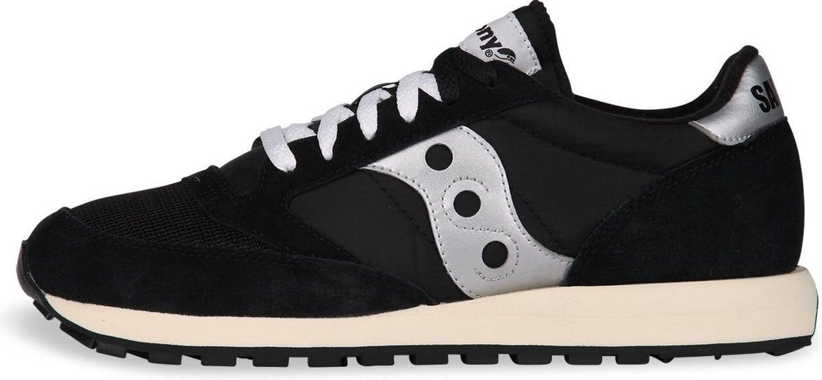 Saucony - Unisex Sneakers Jazz Original Vintage Black/White - Zwart - Maat 37