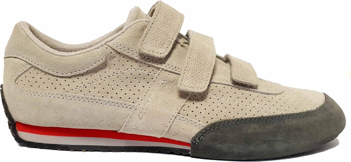 DKNY Fencing Velcro Klittebandschoen 53371620 089 Dove Grey Suede Maat 42