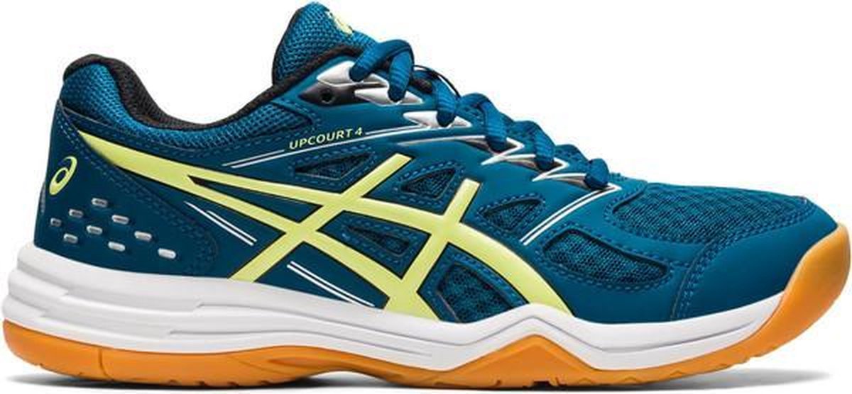 ASICS Upcourt 4 GS kinderen - blauw/geel - maat 39