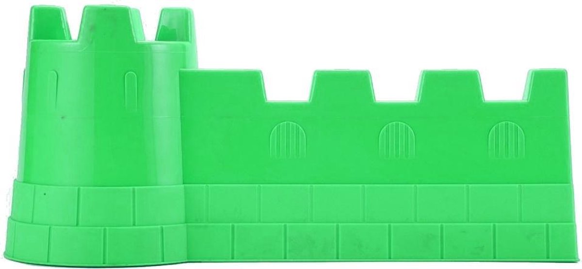 écoiffier Kasteelmuur Zandspeelgoed Junior 40 X 19 Cm Groen