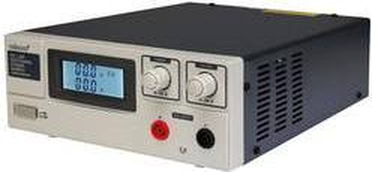 SCHAKELENDE DC-LABOVOEDING 0-30 VDC / 0-20 A MAX MET LCD-SCHERM