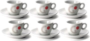 Gaggia| 6 luxe kopjes met schotel