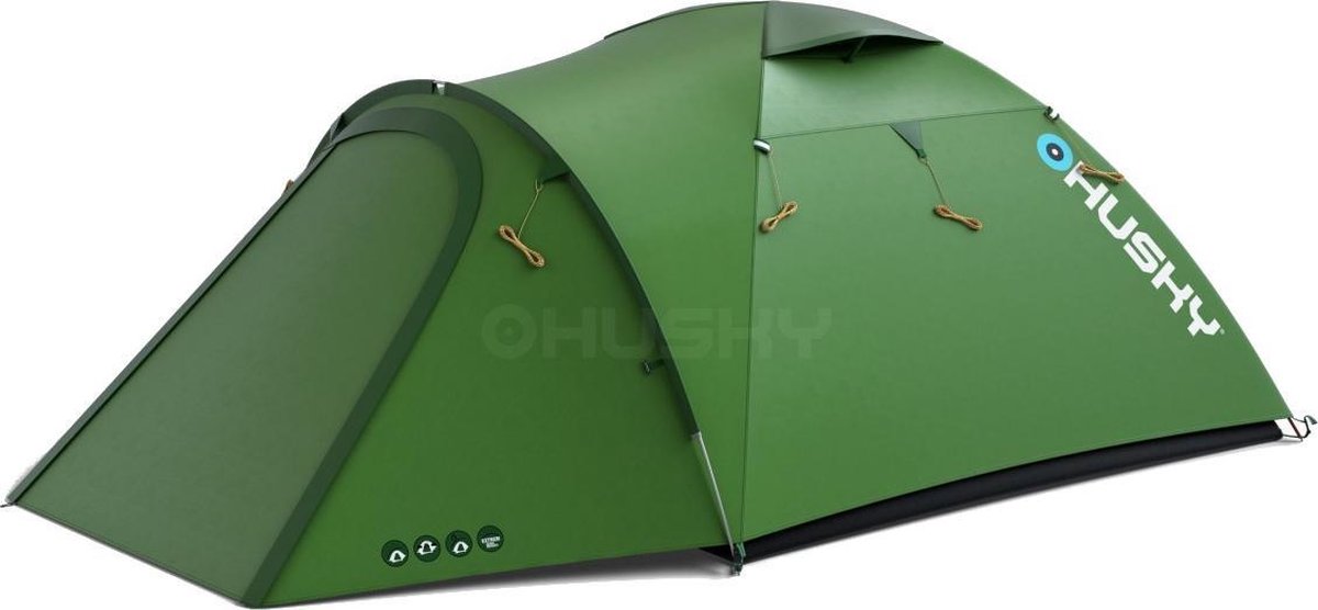 Husky Tent Baron Polyester 260 X 420 Cm Groen 4-persoons