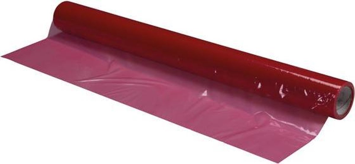 Toolland Beschermfolie Zelfklevend 70 Cm X 25 M Rood