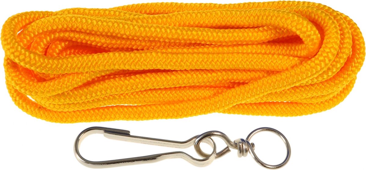 Kids At Work Springtouw Junior 5 Meter Nylon Geel