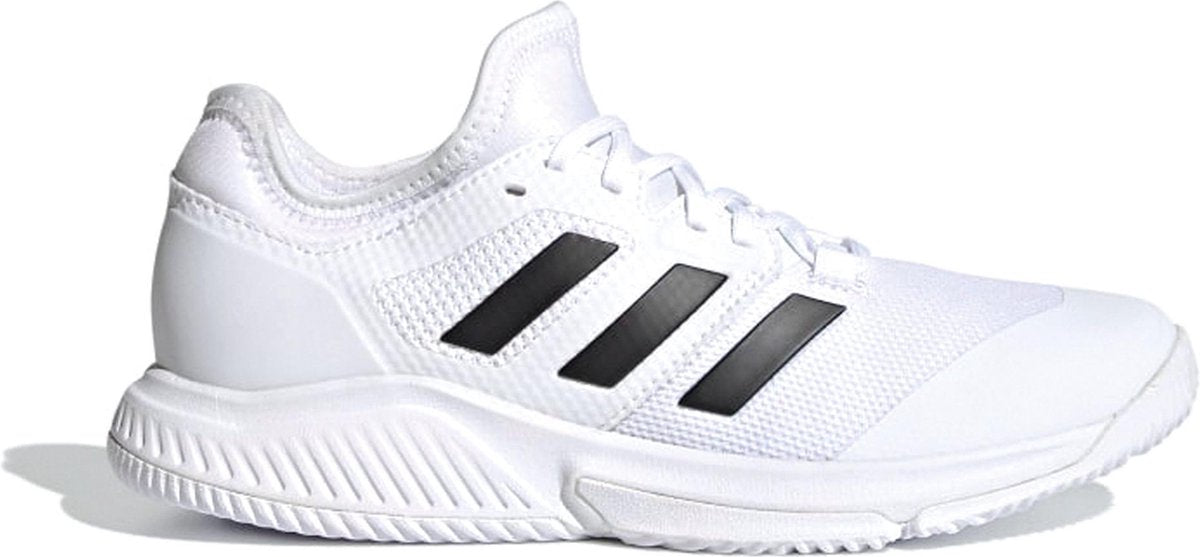 adidas  Court Team Bounce  Sportschoenen - Maat 37 1/3 - Vrouwen - wit - zwart