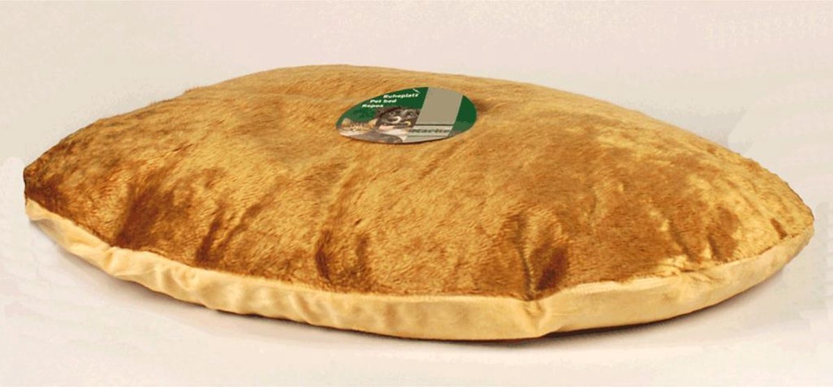 Queeny Teddy Ligkussen Ovaal - 50 x 38 x 5 cm - Beige