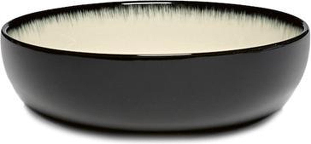 Serax Ann Demeulemeester Dé hoog bord D13cm off white/black varD