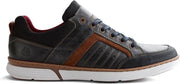 NoGRZ A.Balat - Sportieve leren herensneaker - Blauw - Maat 45