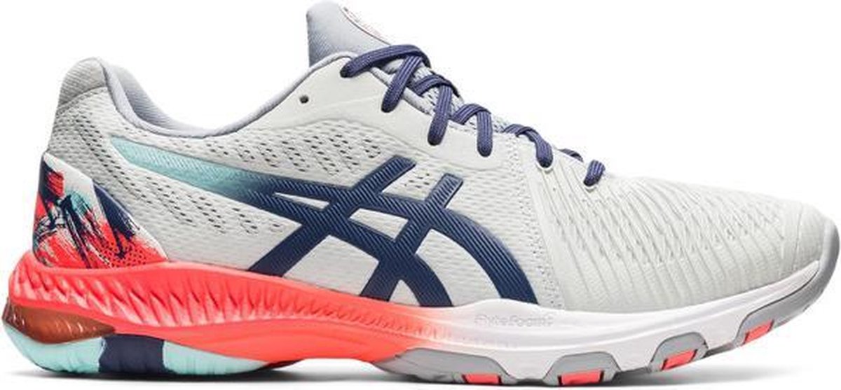 ASICS Netburner Ballistic FF 2 - grijs/rood - maat 44.5