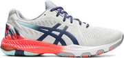 ASICS Netburner Ballistic FF 2 - grijs/rood - maat 44.5