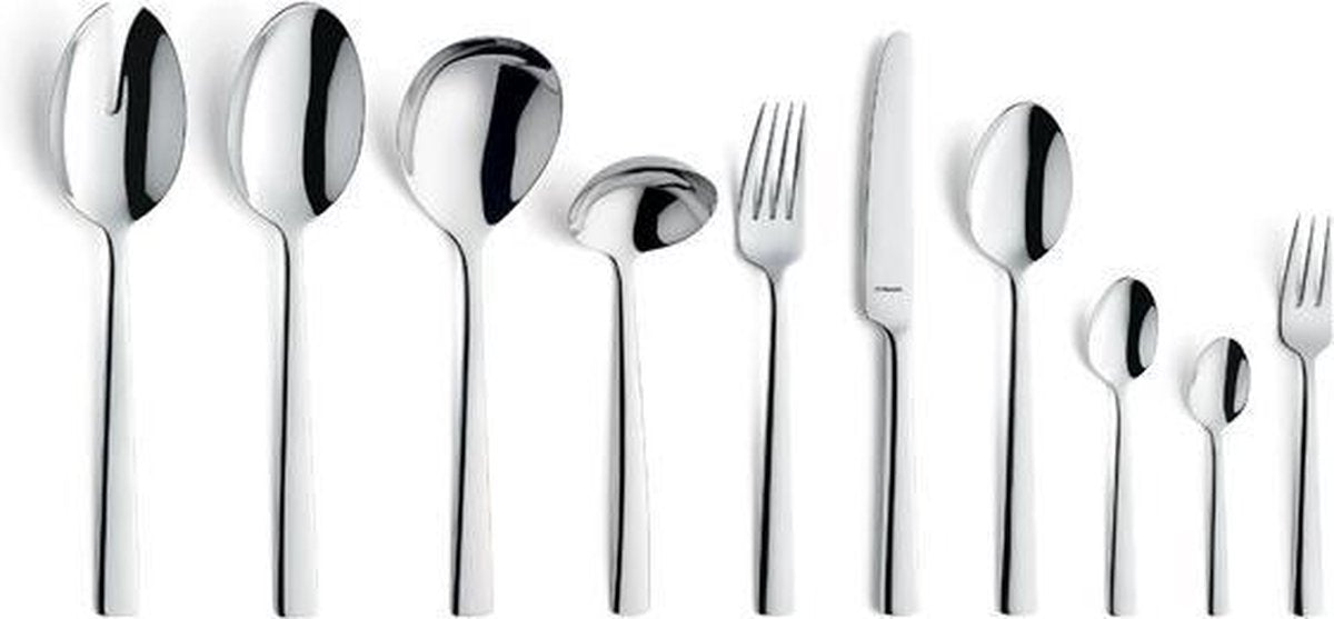 Amefa Moderno - Bestekset  - RVS - (Set van 40)  en Yourkitchen E-kookboek