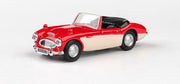 Austin Healey Cabriolet Rood / Creme 1-43 Cararama