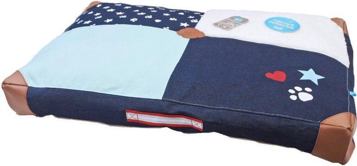 lief! Unisex Loungekussen Patchwork - 100 x 70 cm