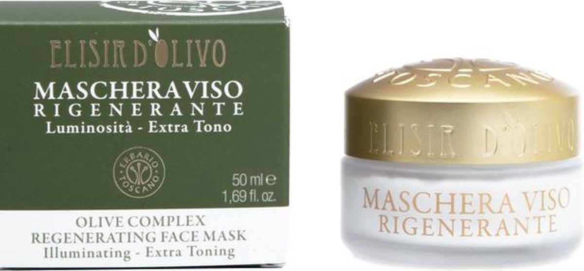 Erbario Toscano Regenererend gezichtsmasker Olijf Complex 50 ml