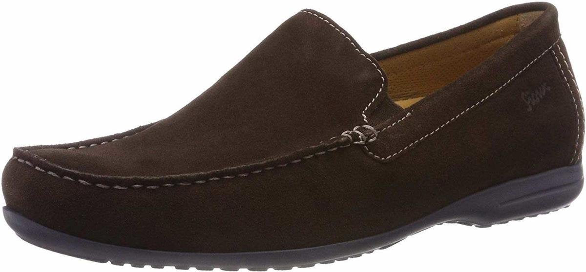 Sioux Gion-XL Heren Mocassin Velour Bruin - maat 9.5