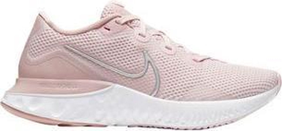"Nike Renew Run hardloopschoenen dames zacht roze "