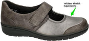 Solidus -Dames -  grijs  donker - lage gesloten schoenen - maat 38½