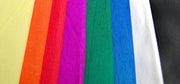 8 kleuren Crêpepapier / Intensieve kleuren / 200x45 cm / om te knutselen of voor home-deco.