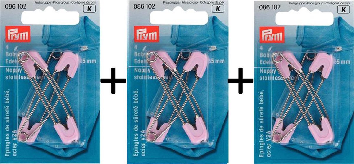 Prym Baby Veiligheidsspelden Voordeelset - Roze