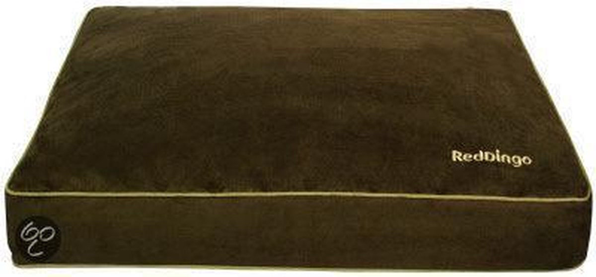 Red Dingo matras M 80 x 60 x 10cm Olijf Groen