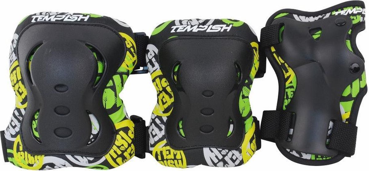 Tempish Beschermset Kinderen FID Kids - Zwart/Groen M