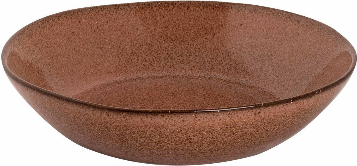 Palmer Bord diep Rustique 21 cm Roze Stoneware 1 stuk(s)