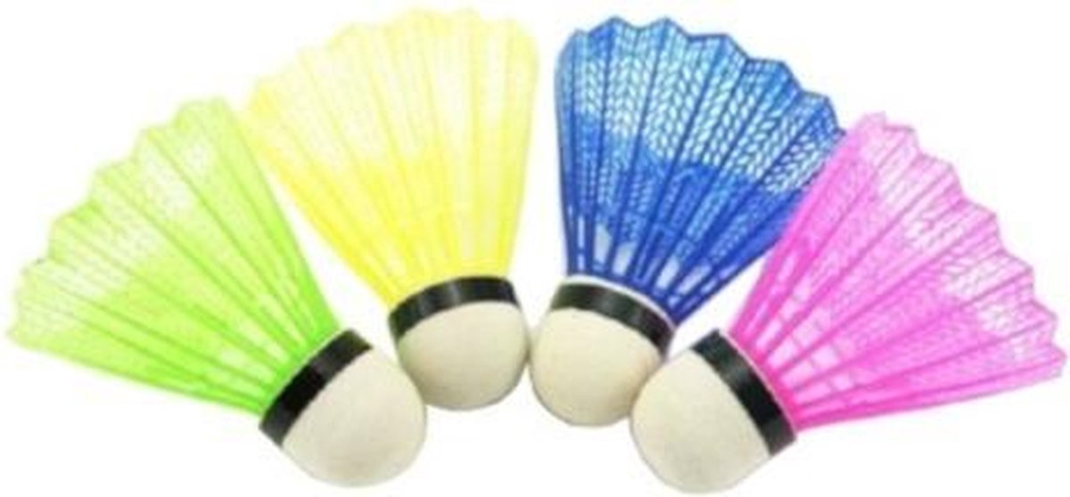 Tom Badminton Shuttles Multicolor 5 Stuks