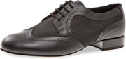 Diamant Chique Heren Dansschoenen 089-026-145 – Extra Breed – Zwart Leer/Nubuck - Maat 40