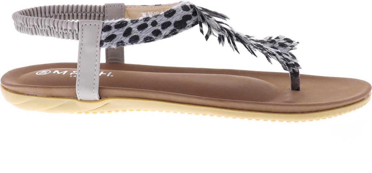 Mrch Label Sil Sandalen Dames - Slippers - grijs - Maat 36