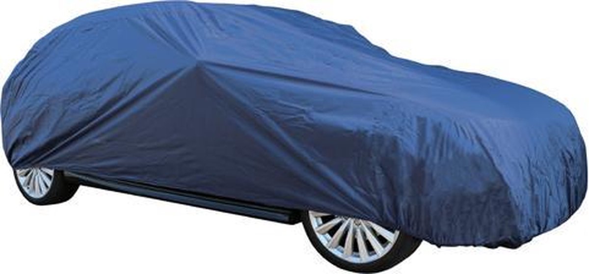 Carpoint Polyester Autohoes Maat XL Stationwagen - Afdekhoes - Beschermhoes Auto - 504x168x115cm - Blauw