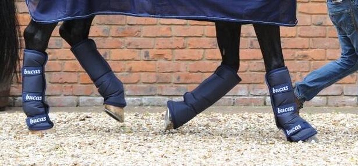 Bucas 3/4 transportbeschermers cob blauw/blauw