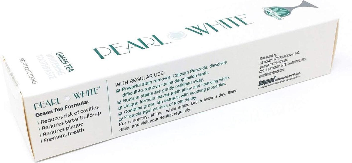 Pearl White Whitening Toothpaste Green Tea