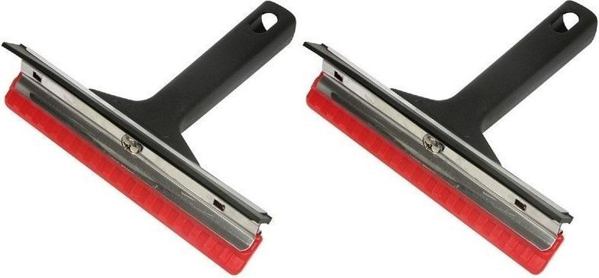 3x IJskrabbers/ijsschrapers met raamwisser 17 cm