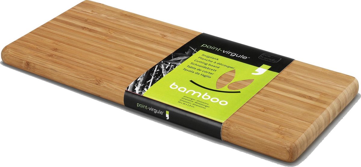 Point-Virgule Snijplank - Bamboe - 34 x 15.8 x 1.8cm