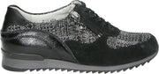 Waldläufer Hurly dames sneakers - Zwart - Maat 43+