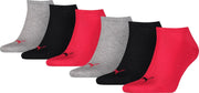 PUMA  PLAIN Sneakersokken Unisex 6P - Maat 35-38