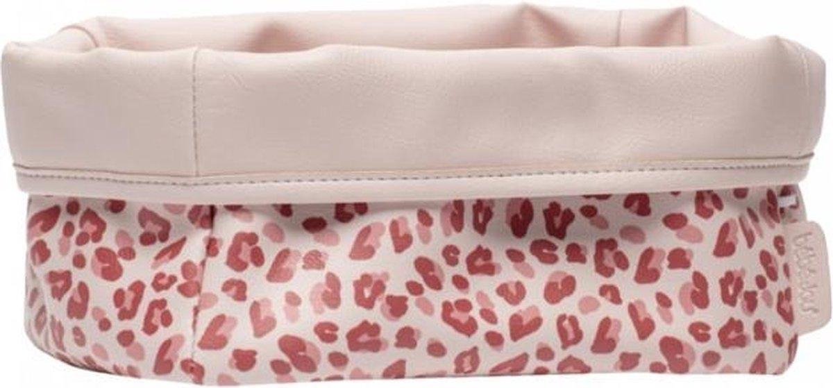 Bébé-Jou Verzorgingsmandje - Leopard Pink