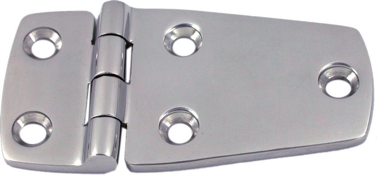 Staartscharnier - 56x38x4 - Rvs 316 - Knoop boven