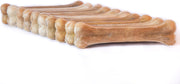 Buffelhuid Bot 21cm 10 Stuks - Hondensnacks - Kauwbotten - Runderhuid - Hondenbot - Gedroogd