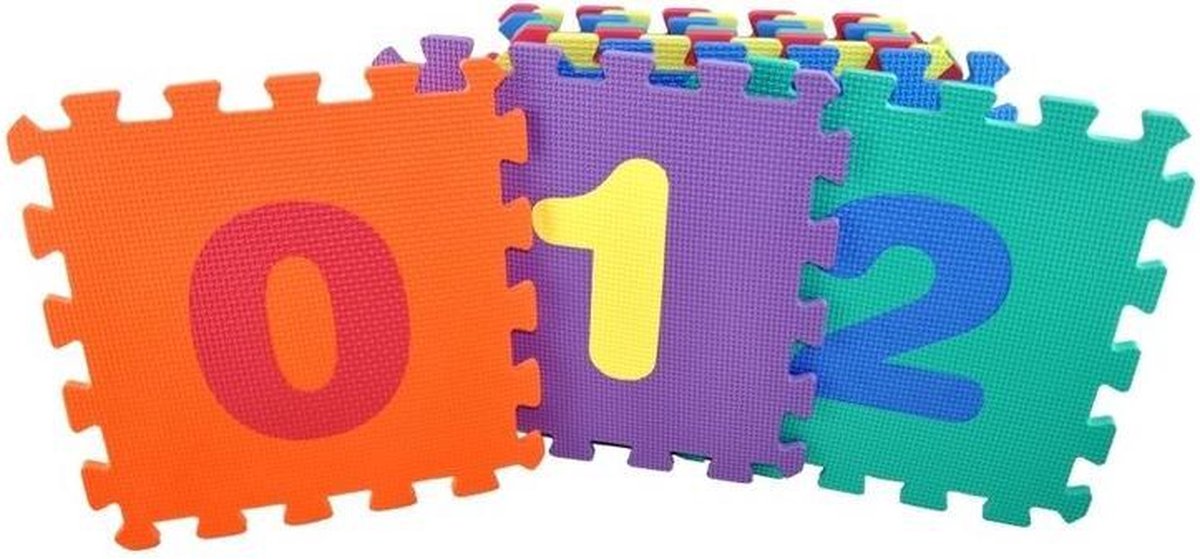 Cijfers Puzzelmat - Eva-foam - 10 Stuks