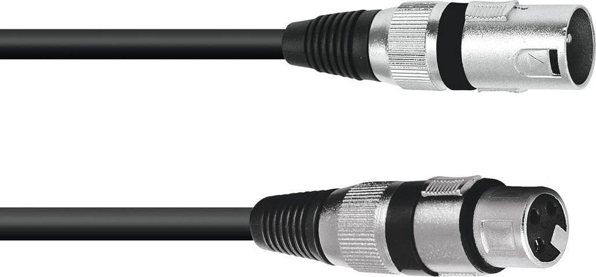 PSSO-luidsprekerkabel XLR 2x2.5 3m zwart