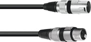 PSSO-luidsprekerkabel XLR 2x2.5 3m zwart