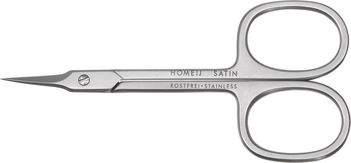 Homeij Satin Gebogen Spits 9 cm - Nagelriemschaar