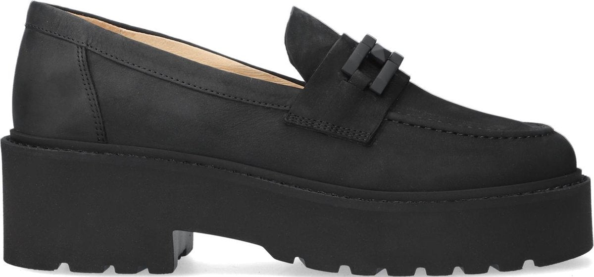 VIA VAI Lois Brake Loafers - Instappers - Zwart - Maat 42