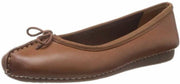 Clarks - Damesschoenen  - Freckle Ice - Dark Tan Leather - Maat 37.5